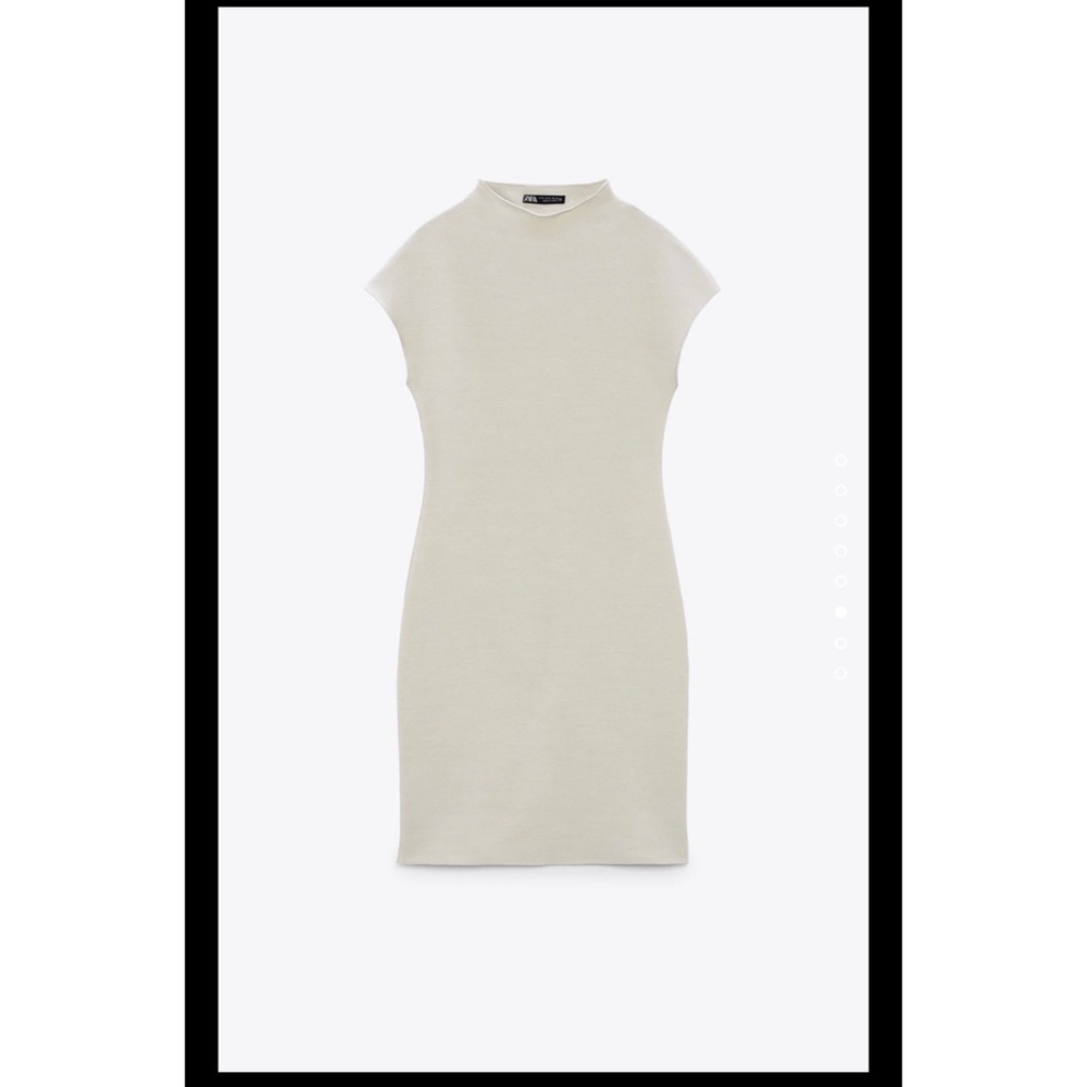 Short stretch knit dress